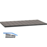 BECK Kugelrollentischplatte glatt ohne Stegleisten