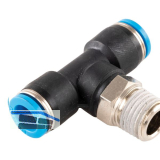 Pneumatik T-Einschraubanschluss, Durchmesser DM 8 mm, 1/4"