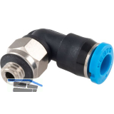 Pneumatik Winkeleinschraubanschluss, Durchmesser DM 4 mm, M5