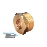 Reduzierst�ck, Messing, mit Au�en- und Innengewinde, G3/4a x G1/2i