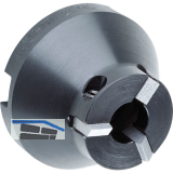 R�HM Mitnehmer-Scheibe mit 4-seitig verw. HM-Platten, Linksl., 20H