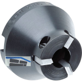 R�HM Mitnehmer-Scheibe mit 4-seitig verw. HM-Platten, Rechts- und. Linksl., 32H