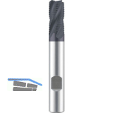 MAYKESTAG VHM-Schruppfr�ser 30� ALUNIT 3,0 mm DIN 6527 L lang