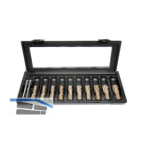 ALFRA Metallkernbohrer-Set HSS -Co ECO 10-teilig Schnitttiefe 30 mm