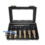 ALFRA Metallkernbohrer-Set HSS -Co ECO 6-teilig Schnitttiefe 30 mm