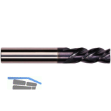 ALFRA-VHM-Entgratfr�ser (�hnl. DIN 6527) 12 mm 3 Schneiden mit Linksdrall 60�