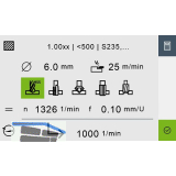 ALZMETALL Technologierechner im Display
