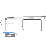 MAWEX Bohrnutenfr�ser HSS 6X14/35X80 mm einschneidig spiralig hinterschliffen
