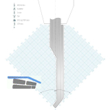 LVD Standard-Oberwerkzeug LVD-Classic-Aufnahme E10 gekr. L=250 78� 400kN