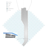 LVD Standard-Oberwerkzeug LVD-Classic-Aufnahme E10 gekr. L=510 78� 680kN