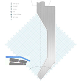 LVD Standard-Oberwerkzeug WILA-Aufnahme D15W gekr�pft L=550 78� 750kN 12-teilig