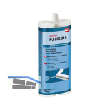 COSMO PU-200.310 2K-Eckwinkelklebstoff Duo.20, 900g beige