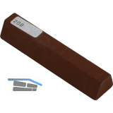 BAO Hartwachsstange - einzeln, Nu�baum mittel /208