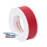 COROPLAST Isolierband 0,10x15mmx10m rot