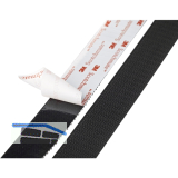 3M SJ 3526 selbstklebendes Hakenband 25mm x 45,7m schwarz