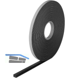 Illbruck Elastozellband TN119 6x9mm 12,5m anthrazit