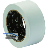 SCHULLER Bauklebeband MASK Q PVC UV-best�ndig und quergerillt, 50 mm x 33 m wei�