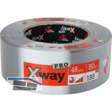 SCHULLER X-Way PRO Gewebeband, Profi 48mm x 50m silber
