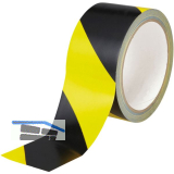 Warnband gelb/schwarz 50mmx33m