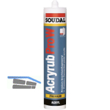 SOUDAL Bauanschlussfugenacryl Acryrub PRO W wei� - 15% 310ml