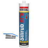 SOUDAL Hochtemperatur-Silikon Silirub HT-N schwarz 300ml
