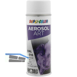 Dupli-Color Lackspray Aerosol Art 400ml verkehrswei� seidenmatt / RAL 9016