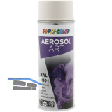 Dupli-Color Lackspray Aerosol Art 400ml cremwei� seidenmatt / RAL 9001