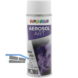 Dupli-Color Lackspray Aerosol Art 400ml signalwei� seidenmatt / RAL 9003