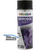 Dupli-Color Lackspray Aerosol Art 400ml verkehrsschwarz matt / RAL 9017