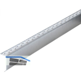 Sicherheitsantrittskante 70x3000 mm roh/blank