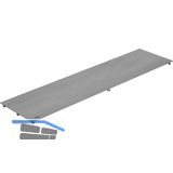 MEAFLOOR Gitterrostauflagen rau 800 x 200 mm