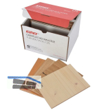 KUNEX Oberfl�chenmusterbox mit furnierten-, lackierten- und CPL-Oberfl�chen