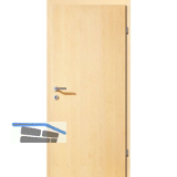 SOLIDO Smart Wohnungseingangst�re Klimaklasse C, Ahorn RE 800/2030 mm