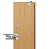 SOLIDO Smart Wohnungseingangst�re Feuerschutz EI2 30, Bergeiche RE 850/2030 mm