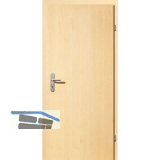 SOLIDO Smart Wohnungseingangst�re Einbruchschutz WK2, Ahorn LI 950/2030 mm