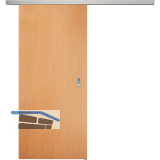 SOLIDO Smart Schiebet�re Set Buche lackiert, 1020x2070 mm