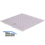 Schachtabdeckung verzinkt 400/600 mm