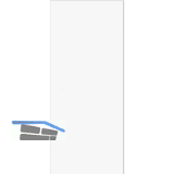 SOLIDO Innent�re Trend Wabe wei� matt lackiert VB ungebohrt TBA 750/2030 mm