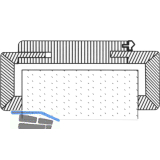 SOLIDO Donau Fertigholzzarge CPL Buche Exklusiv RE 600/2010/210 mm