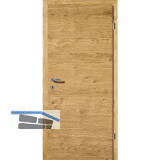 SOLIDO Creativt�re Florenz Wildeiche quer, natur ge�lt VB Links TBA 950/2030 mm