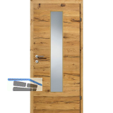 SOLIDO Creativt�re Florenz Split-Eiche geb. natur ge�lt GL RE TBA 950/2030 mm