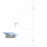 SOLIDO Creativt�re Motiv Q wei� lackiert VB Rechts TBA 650/2030 mm