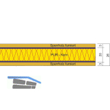 VARIOTEC Sandwich F�llungsplatte Haust�re TBA 1070/2270/26 mm