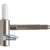 DANA 2-tlg. Twin-Bandunterteil f�r Futterzarge, Edelstahloptik