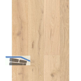 ADMONTER Landhausdiele Eiche Frosti, geb�rstet wei� ge�lt, 13 mm