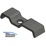 Halteklammer Oberteil f�r Maschenweite 33 x 33 mm
