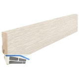 HARO Laminat Sockelleiste Bergeiche wei�grau, 16/58