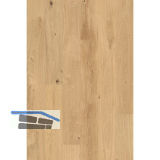 HARO Bodenmuster Landhausdiele Blue Line Eiche natur hell ge�lt