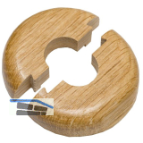 HARO Heizk�rperrosette Massivholz Eiche farblos lackiert 15/50 mm 1/4�
