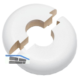 HARO Heizk�rperrosette Massivholz wei� lackiert 15/50 mm 1/4�